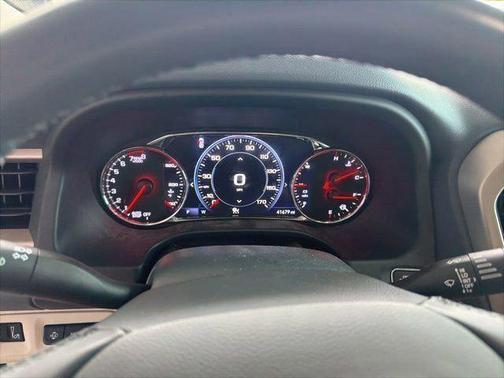 White Frost Tricoat 2023 GMC Acadia Denali