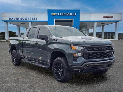 Cypress Gray 2025 Chevrolet Silverado 1500 Custom Trail Boss