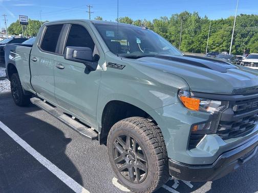 Cypress Gray 2025 Chevrolet Silverado 1500 Custom Trail Boss