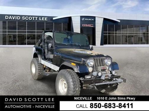 Black 1982 Jeep CJ-7 Base