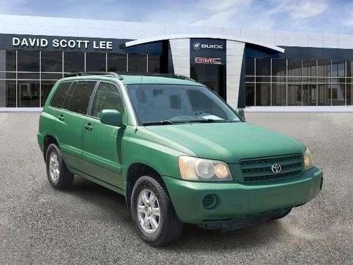 Electric Green Mica 2001 Toyota Highlander Base