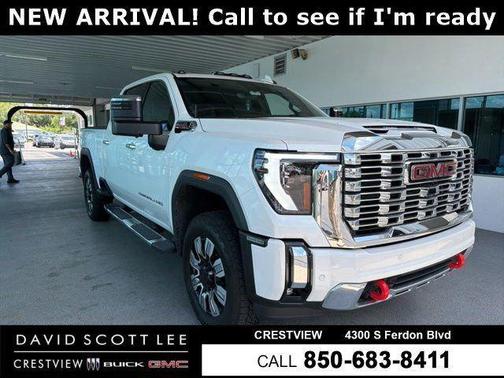 White Frost Tricoat 2024 GMC Sierra 2500 Denali