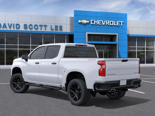 Summit White 2026 Chevrolet Silverado 1500 Custom Trail Boss