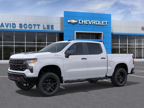 Summit White 2026 Chevrolet Silverado 1500 Custom Trail Boss