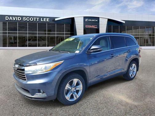 Blue 2015 Toyota Highlander Limited