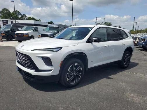 White Frost Tricoat 2025 Buick Enclave Sport Touring