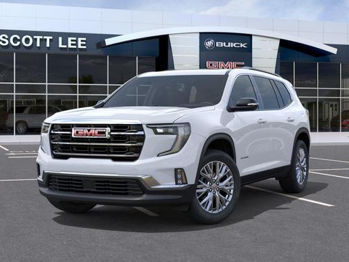 Glacier White Tricoat 2026 GMC Acadia Elevation AWD