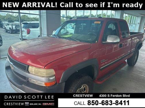 Victory Red 2001 Chevrolet Silverado 2500 LS H/D Extended Cab