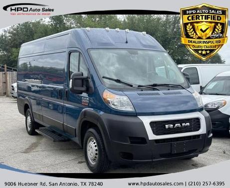Blue 2019 RAM ProMaster 3500 High Roof