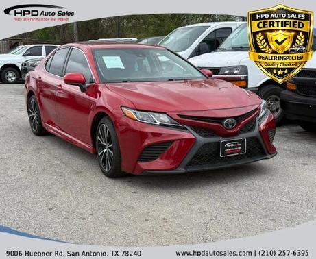Red 2020 Toyota Camry SE
