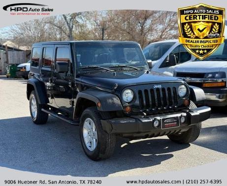 Black 2012 Jeep Wrangler Unlimited Sport
