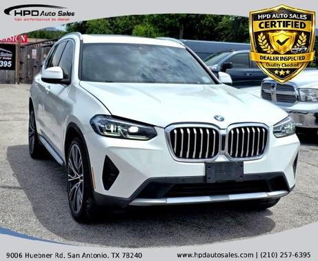 White 2022 BMW X3 sDrive30i