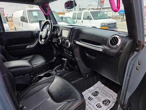 Gray 2015 Jeep Wrangler Unlimited Sahara