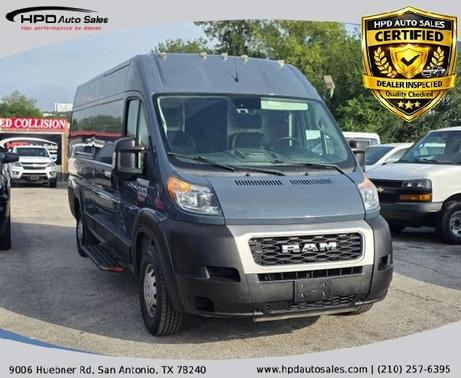 Blue 2021 RAM ProMaster 3500 High Roof