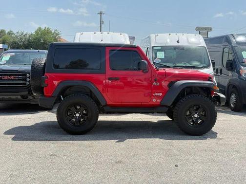 Red 2020 Jeep Wrangler Sport S