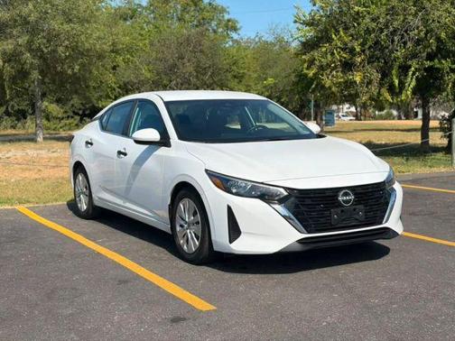 Cloud White 2024 Nissan Sentra S Sedan