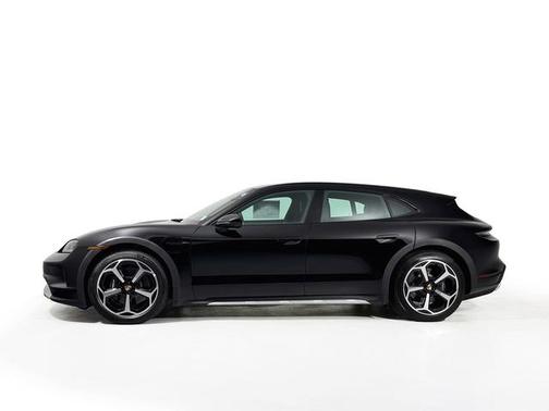 Black 2025 Porsche Taycan 4