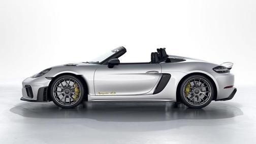 GT Silver Metallic 2025 Porsche 718 Spyder RS