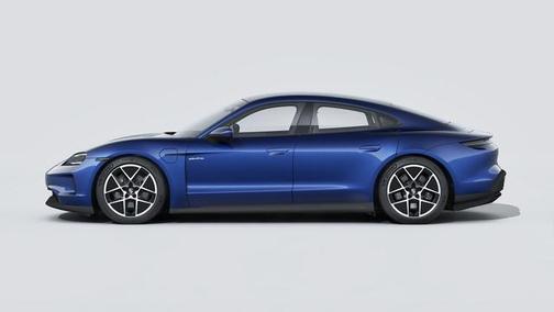 Gentian Blue Metallic 2026 Porsche Taycan 4