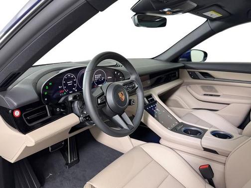 Gentian Blue Metallic 2026 Porsche Taycan 4