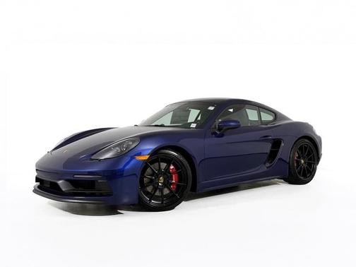 Gentian Blue Metallic 2025 Porsche 718 Cayman GTS 4.0