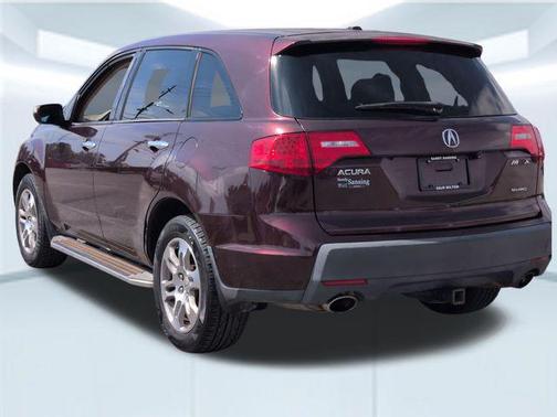 Red 2007 Acura MDX Technology