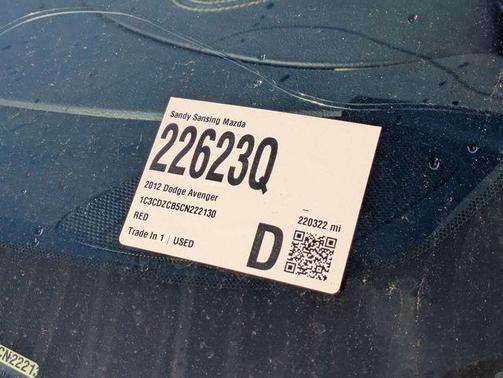 2012 Dodge Avenger SXT