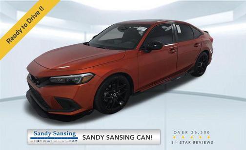 Blazing Orange Pearl 2023 Honda Civic Si Base