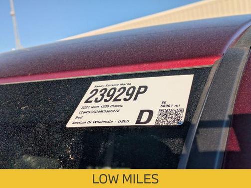2021 RAM 1500 Classic Warlock Quad Cab 4x4 6'4' Box