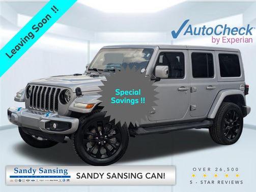 Billet Silver Metallic Clearcoat 2021 Jeep Wrangler Unlimited 4xe Sahara High Altitude