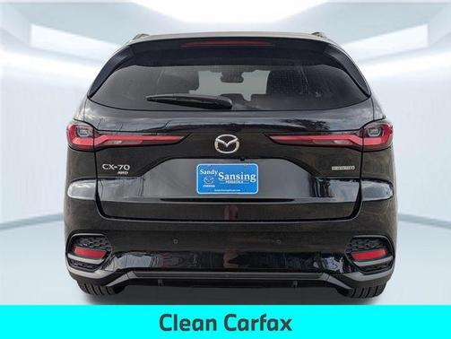 Jet Black Mica 2025 Mazda CX-70 3.3 Turbo Preferred Package