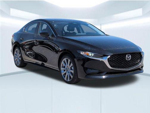 Jet Black Mica 2026 Mazda Mazda3 FWD w/Preferred Package