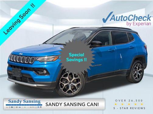 Hydro Blue Pearlcoat 2025 Jeep Compass Limited
