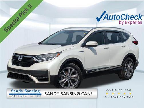Platinum White Pearl 2022 Honda CR-V Hybrid Touring