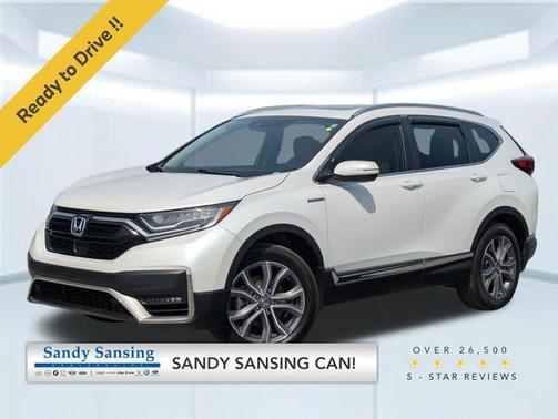 Platinum White Pearl 2022 Honda CR-V Hybrid Touring