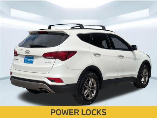 Pearl White 2018 Hyundai Santa Fe Sport 2.4L
