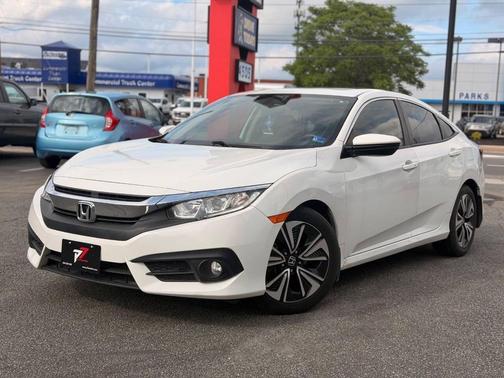 White Orchid Pearl 2018 Honda Civic EX-T