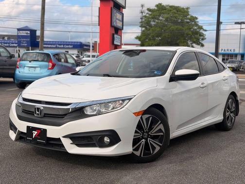 White Orchid Pearl 2018 Honda Civic EX-T