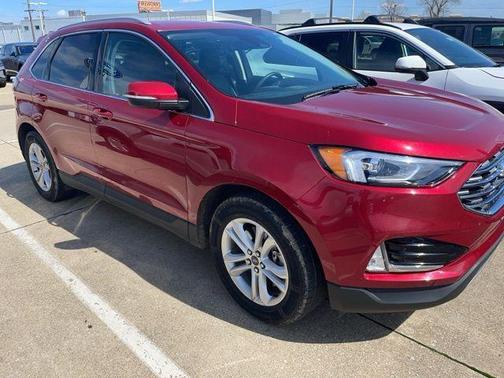 Red Metallic 2020 Ford Edge SEL