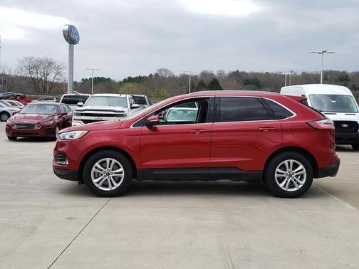 Red Metallic 2020 Ford Edge SEL