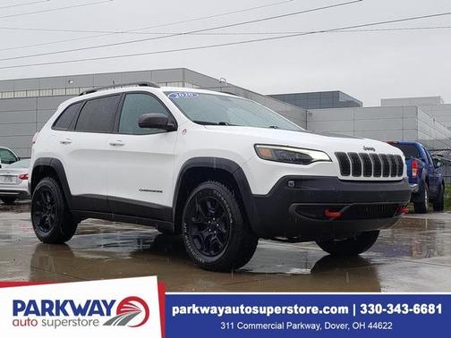 Bright White Clearcoat 2020 Jeep Cherokee Trailhawk