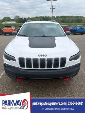 Bright White Clearcoat 2020 Jeep Cherokee Trailhawk