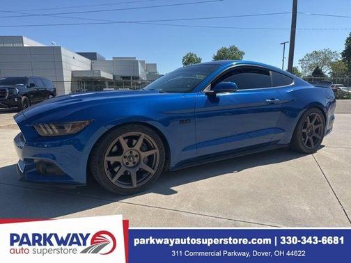 Lightning Blue Metallic 2017 Ford Mustang GT Premium