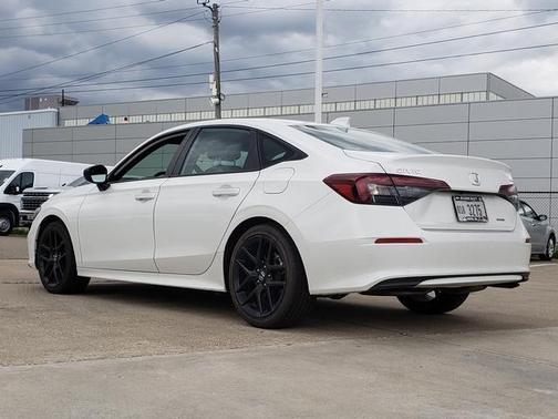 Platinum White Pearl 2025 Honda Civic Hybrid