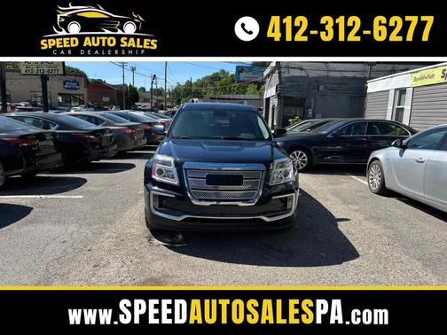 Blue 2017 GMC Terrain SLE-2
