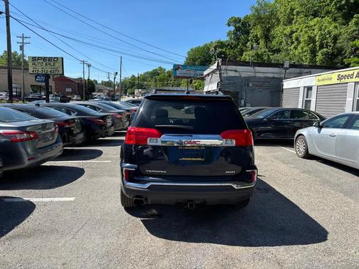 Blue 2017 GMC Terrain SLE-2