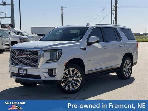 White Frost Tricoat 2023 GMC Yukon Denali