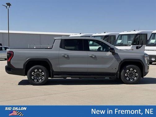 Thunderstorm Gray 2026 GMC Sierra EV Extended Range Elevation