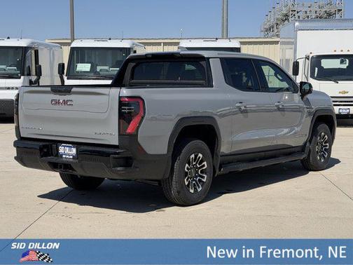 Thunderstorm Gray 2026 GMC Sierra EV Extended Range Elevation