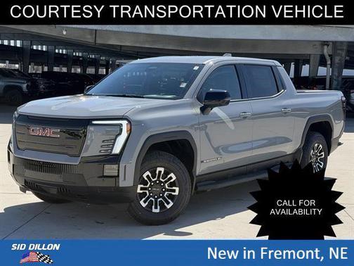 Thunderstorm Gray 2026 GMC Sierra EV Extended Range Elevation
